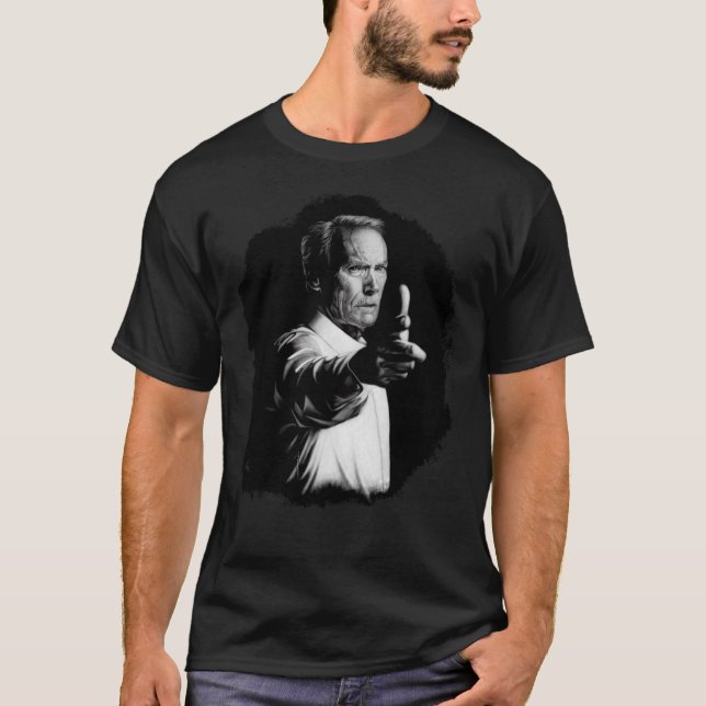 Clint Eastwood art Essential T-Shirt (Framsida)