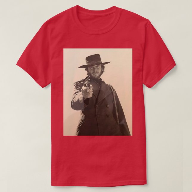 Clint Eastwood High Plains Drifter 1973 T Shirt (Design framsida)