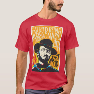 Clint Eastwood Pop Art Porträtt T Shirt