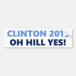 Clinton 2016 Oh backe ja Bildekal