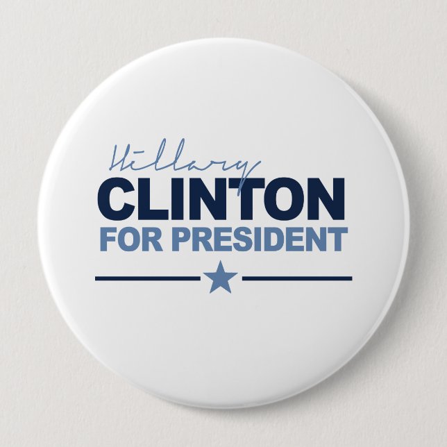 CLINTON 2016 SIGNERICA - .PNG KNAPP (Framsida)