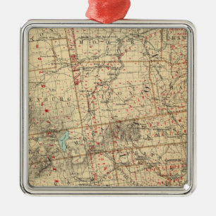 Clinton County Julgransprydnad Metall