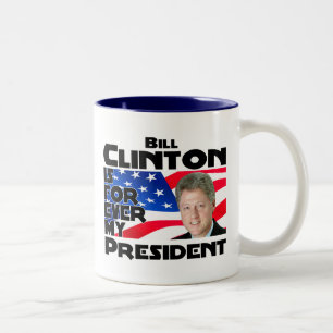 Clinton för evigt Två-Tonad mugg
