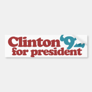 Clinton Gore 92 Bildekal