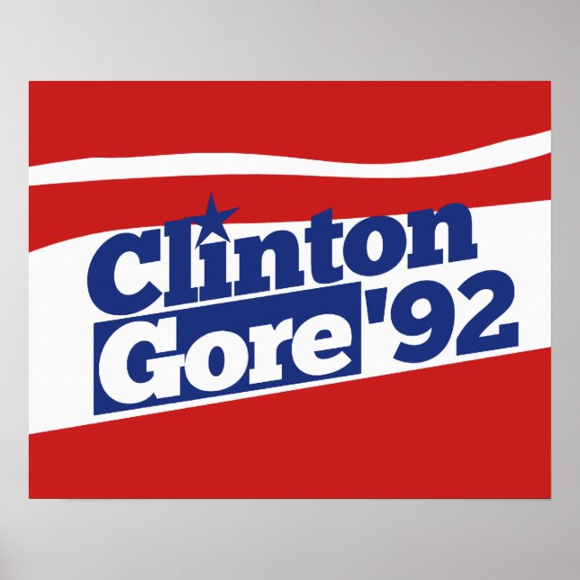Clinton Gore 92 Poster (Framsidan)