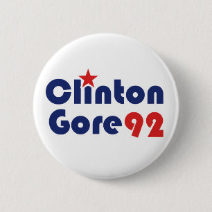 Clinton Gore 92 Retro Democrat Knapp