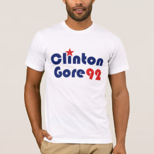 Clinton Gore 92 Retro Democrat Tee