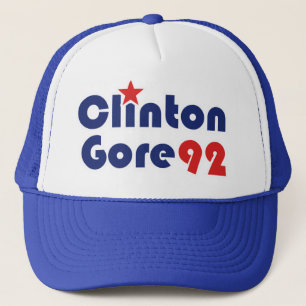 Clinton Gore 92 Retro Democrat Truckerkeps