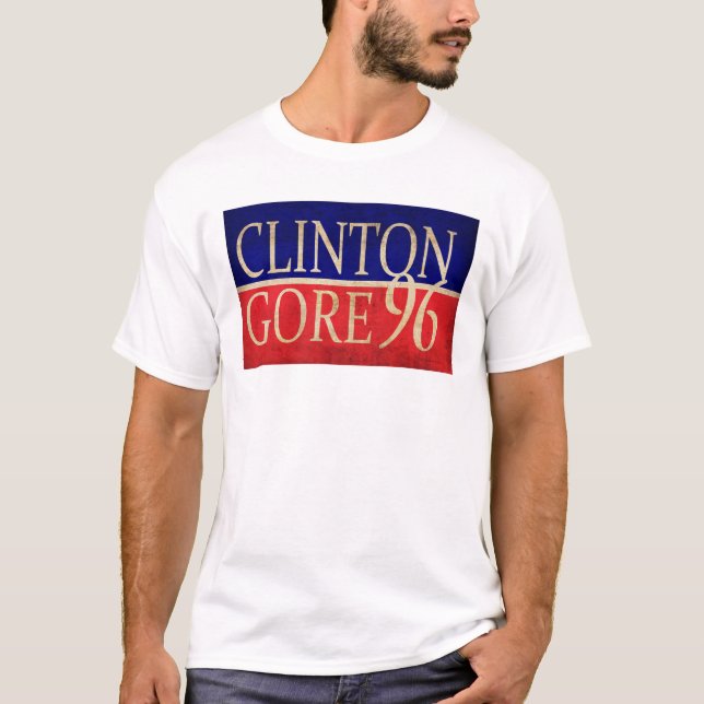 Clinton Gore 96 T Shirt (Framsida)