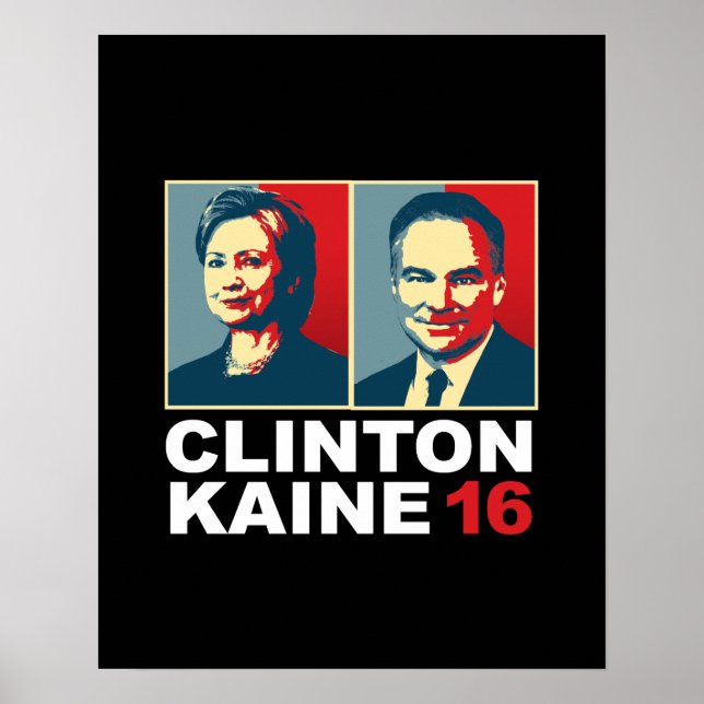 Clinton Kaine 16 - Posterized — Poster (Framsidan)