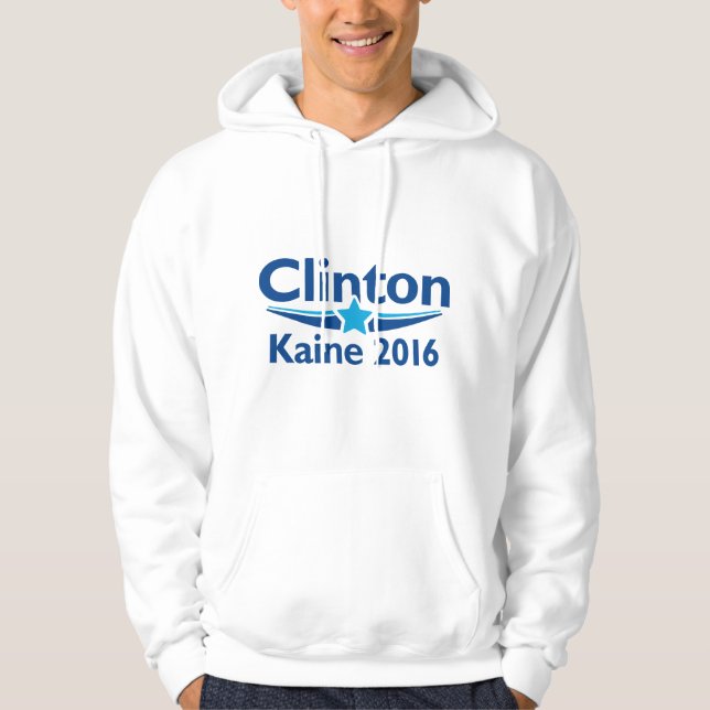 Clinton Kaine 2016 Hoodie (Framsida)