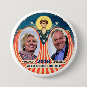 Clinton/Kaine 2016 Knapp
