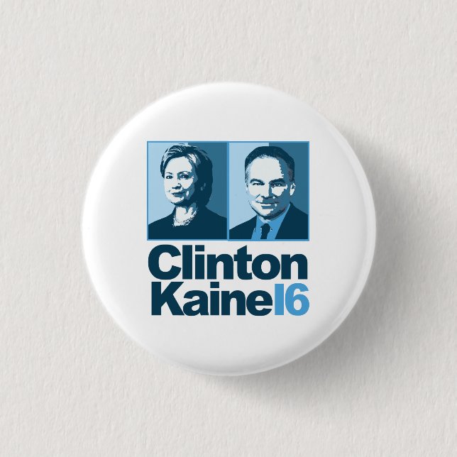 Clinton Kaine för Amerika 2016 Knapp (Framsida)