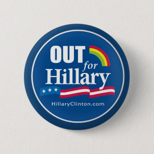 Clinton knäppas "UT" bög Knapp