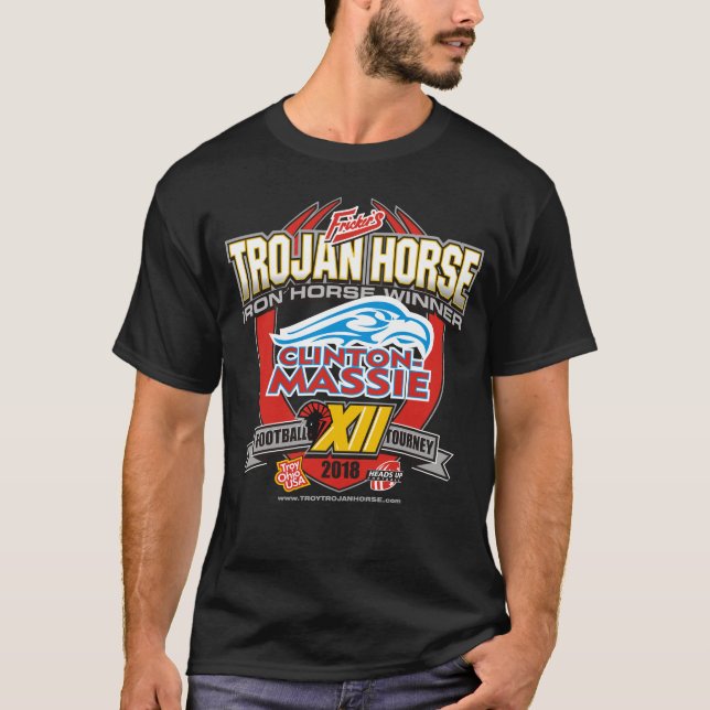 Clinton-Massie Trojan hästutslagsplats 2018 T Shirt (Framsida)