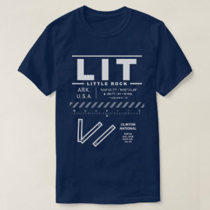 Clinton National Airport LIT T Shirt
