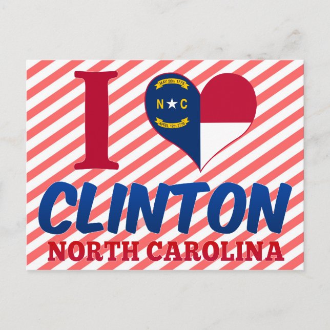 Clinton, North Carolina Vykort (Framsida)