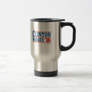 Clinton och Warren i 2016 - Resemugg