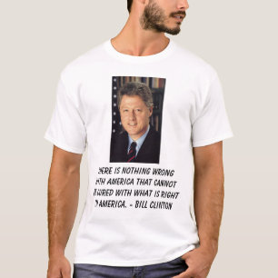 Clinton räkning, finns det ingenting orätt med t-shirt