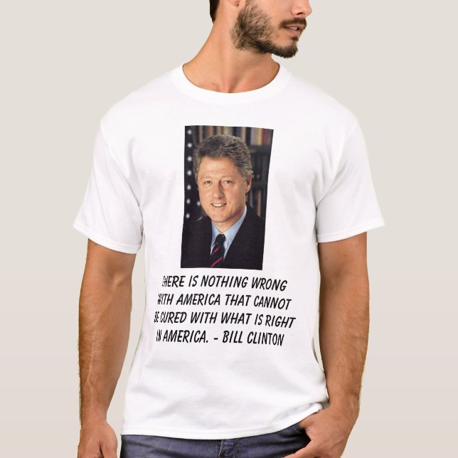 Clinton räkning, finns det ingenting orätt med t-shirt (Framsida)