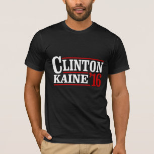 Clinton Retro Kaine 2016 - underteckna -- Tee Shirt