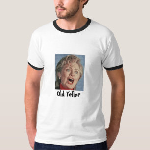 clinton som skriker, gammala Yeller T-shirt