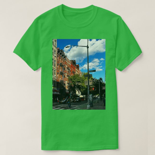 Clinton Street Manhattan NYC T Shirt (Design framsida)