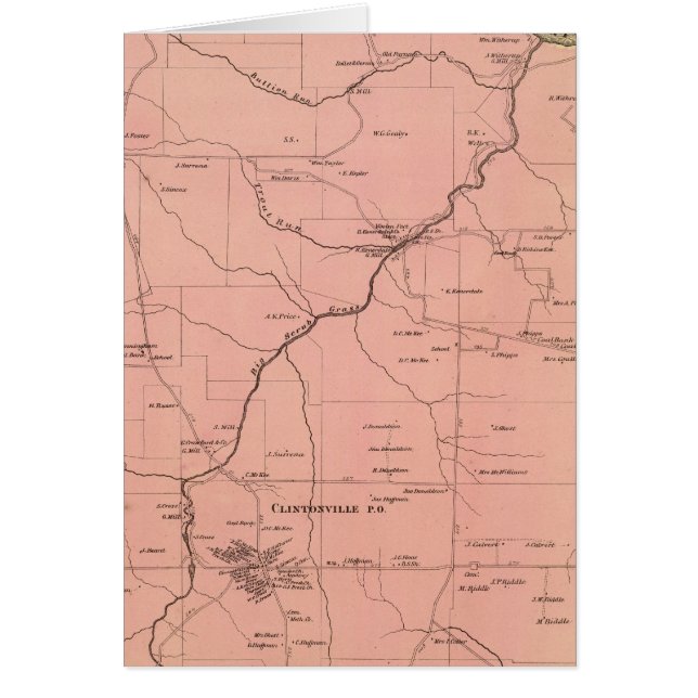 Clinton Township Hälsningskort (Framsidan)