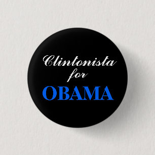Clintonista för OBAMA Knapp