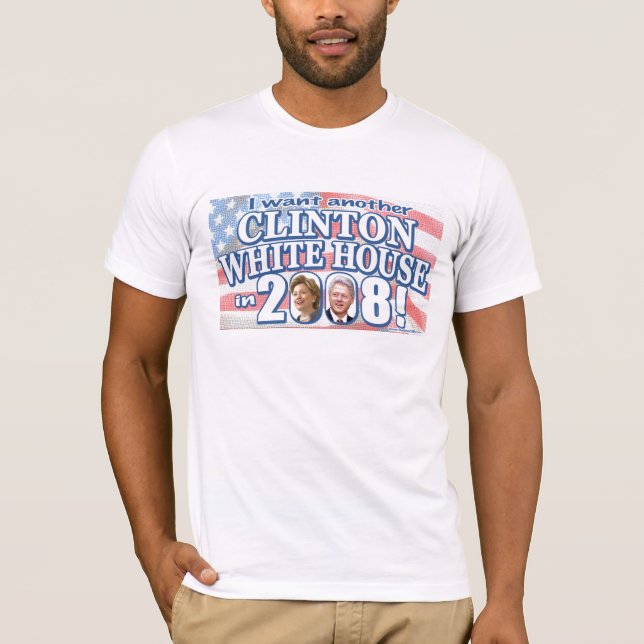 Clintons in Whitehouse Shirt T-shirt (Framsida)