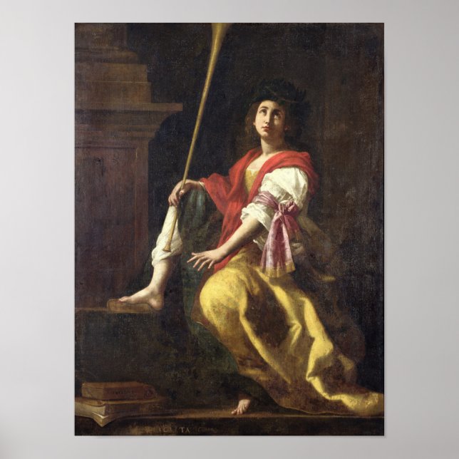 Clio, Muse of History, 1624 Poster (Framsidan)