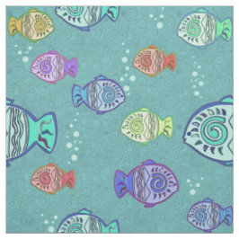 Clip Art Fish Mönster + dina idéer Tyg