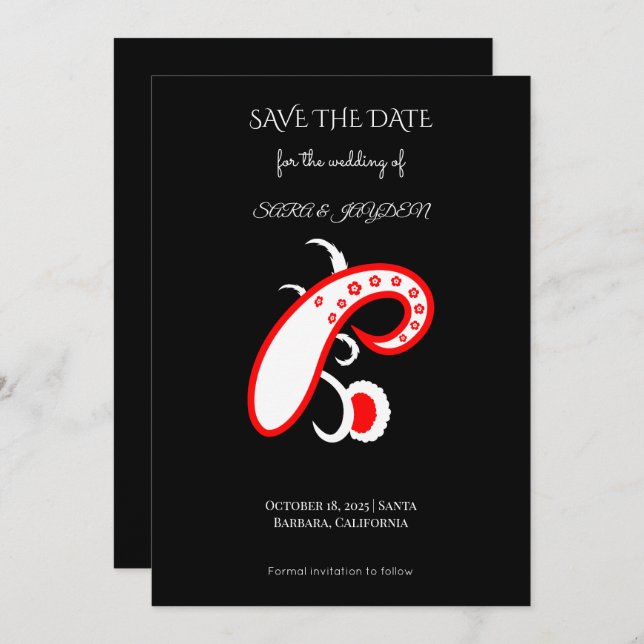 Clip Art Flower Design | Paisley | Floral Art Spara Datumet (Fram/baksida)