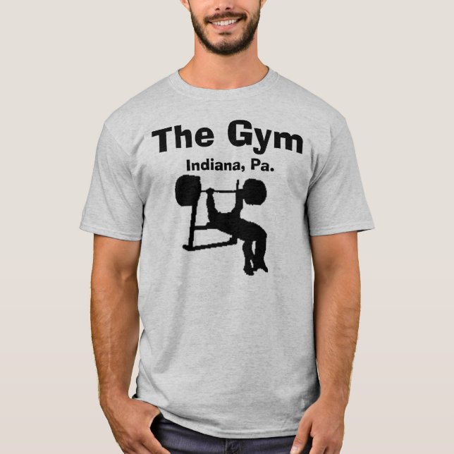 clipart idrottshallen, Indiana, Pa. Tee Shirt (Framsida)