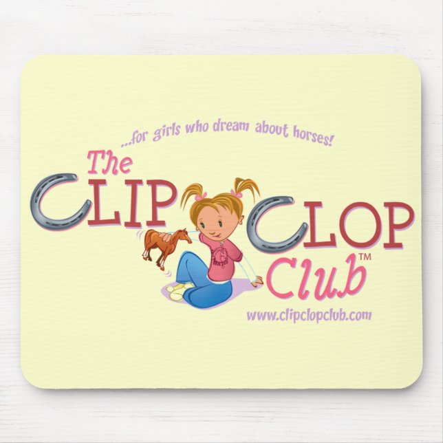 ClipClopClub logotypmousepad Musmatta (Framsidan)