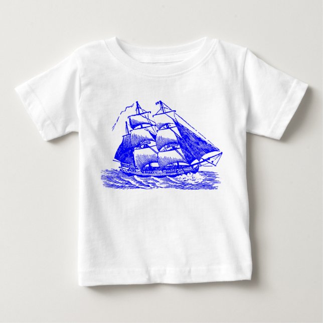 Clipper - Blue T-shirt (Framsida)