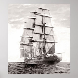 Clipper "Cutty Sark" 1869 Poster