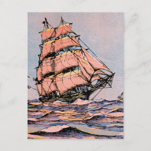 Clipper Frakt Ann McKim Vykort