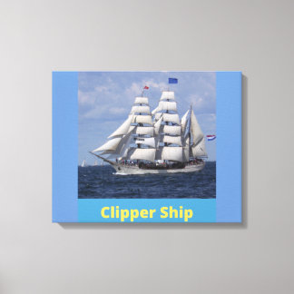Clipper Frakt British Kapten Canvas Wall Art