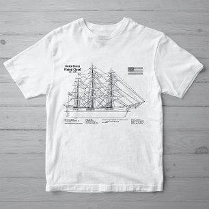 Clipper Frakt Flies Cloud - Frakt Blueprint SD T Shirt