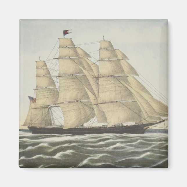 Clipper-Frakt, flygmoln Magnet (Framsidan)