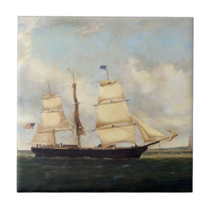Clipper frakt Horatio 1800-talet Kakelplatta