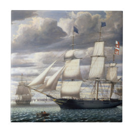 Clipper Frakt Southern Kor 1851 Kakelplatta