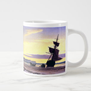 Clipper Frakt Sunset Light Bradford Marine Art Mug Jumbo Mugg