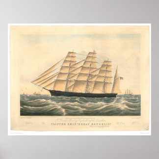 Clipper frakt "Underbara republiken" (0398A) Poster