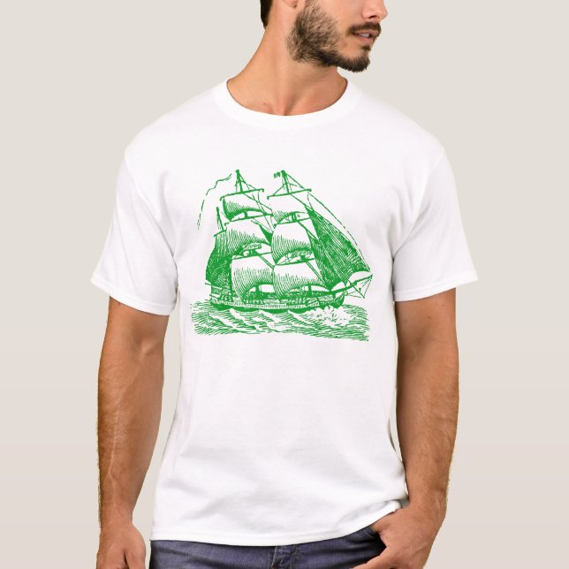 Clipper - Grass-Grönt T Shirt (Framsida)