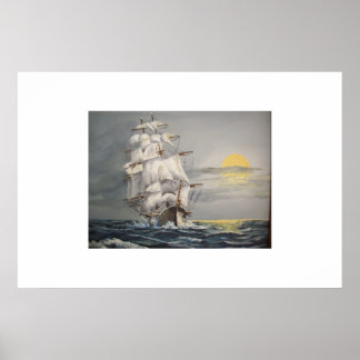 Clipper i Dusk Poster