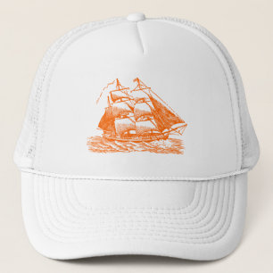 Clipper - Orange Truckerkeps