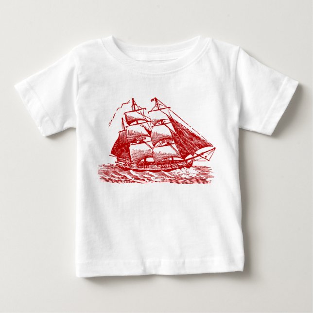 Clipper - Ruby Red Tee Shirt (Framsida)