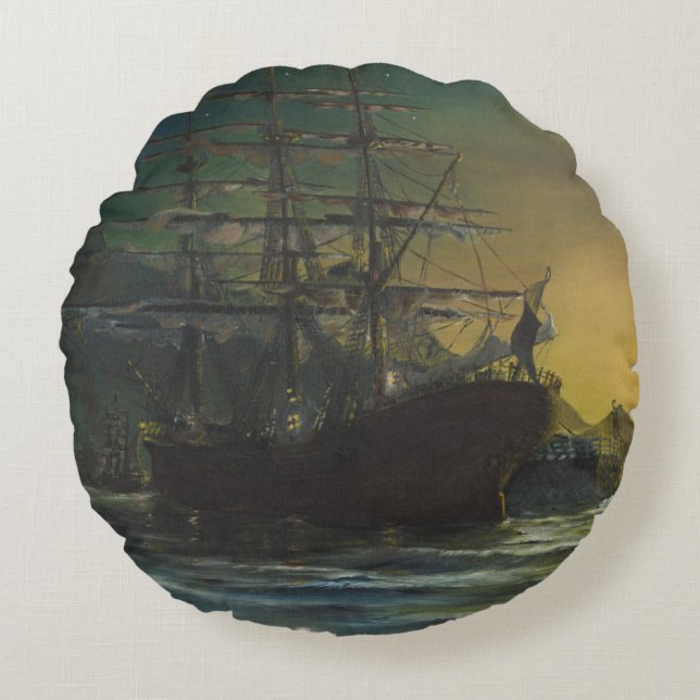 Clipper Rund Kudde (Framsidan)